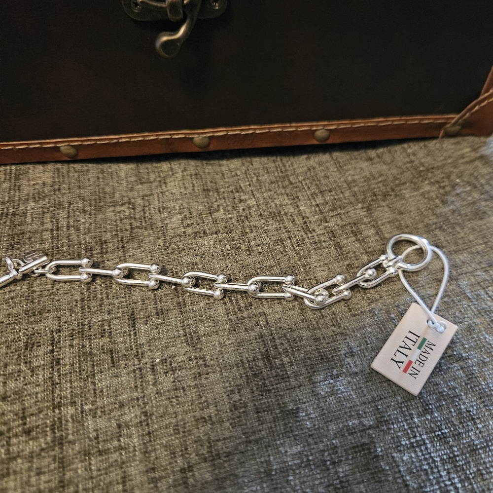 Italian Silver Link Bracelet